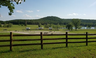 Camping near Wanderers End Sanctuary Forest Farm: Otahki Lake Cabins and Campground , Patterson, Missouri