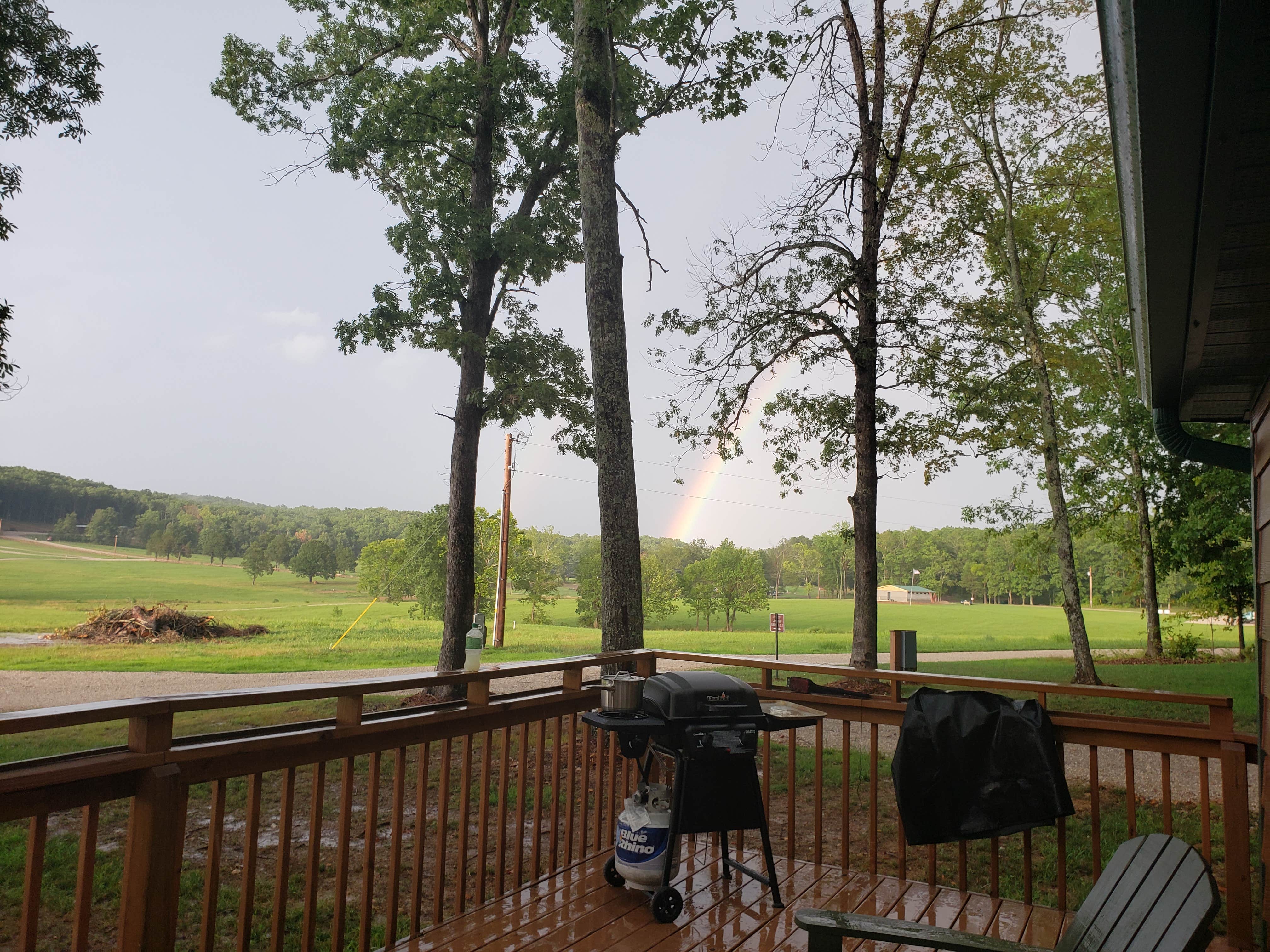 Camper-submitted photo at Otahki Lake Cabins and Campground near Puxico, MO