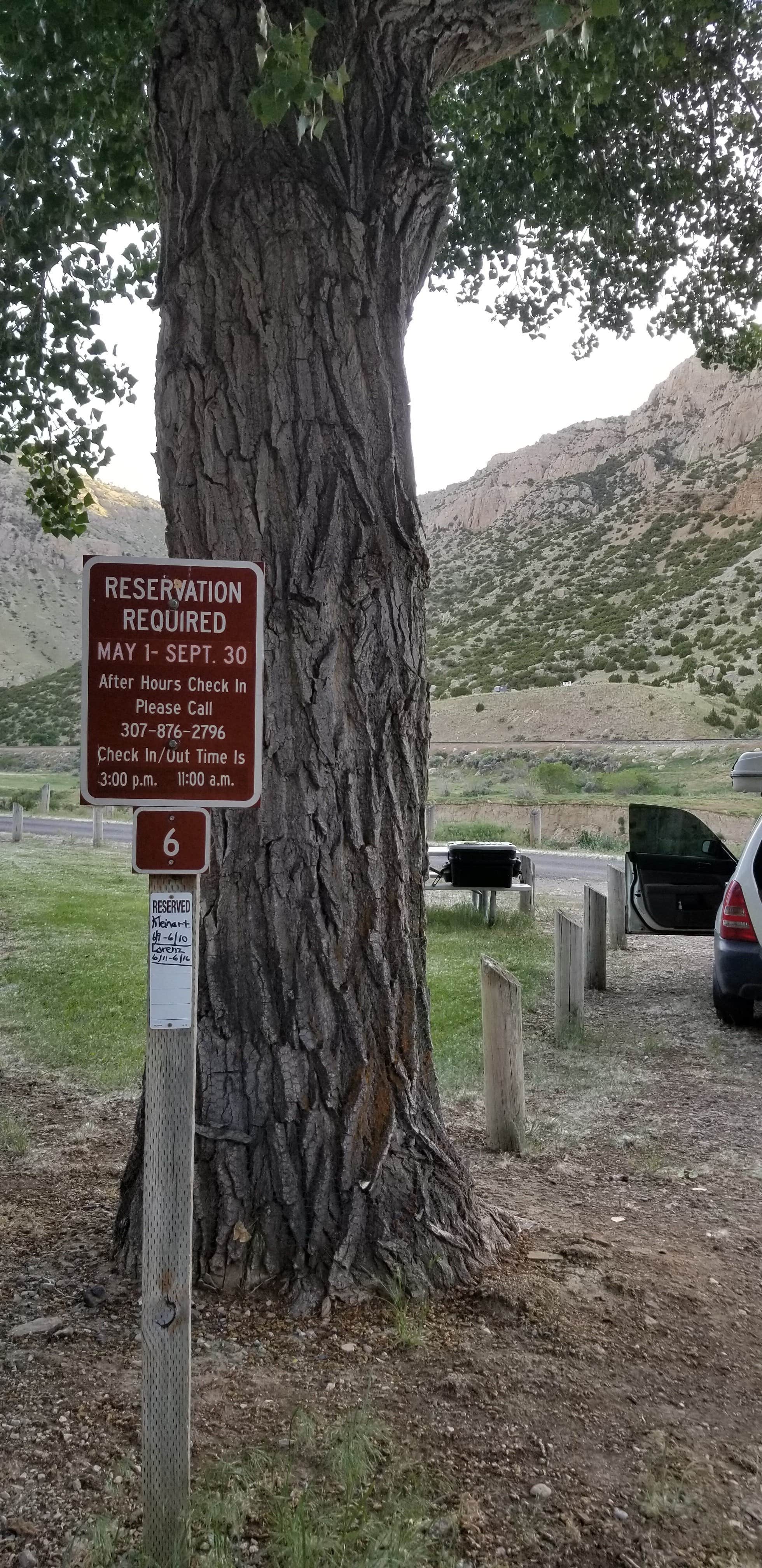 Camper-submitted photo at Boysen State Park Campground near Lysite, WY