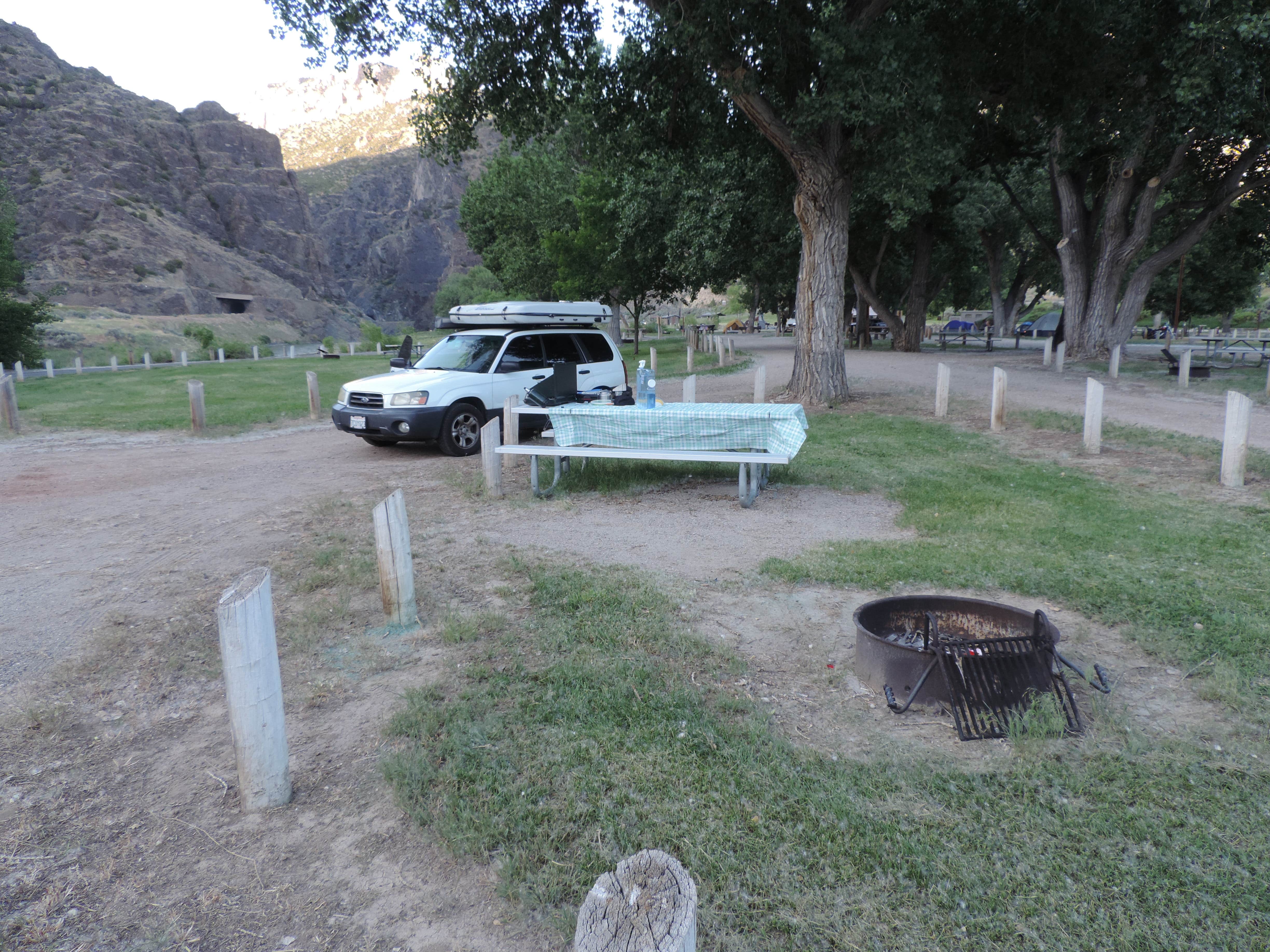Camper-submitted photo at Boysen State Park Campground near Lysite, WY