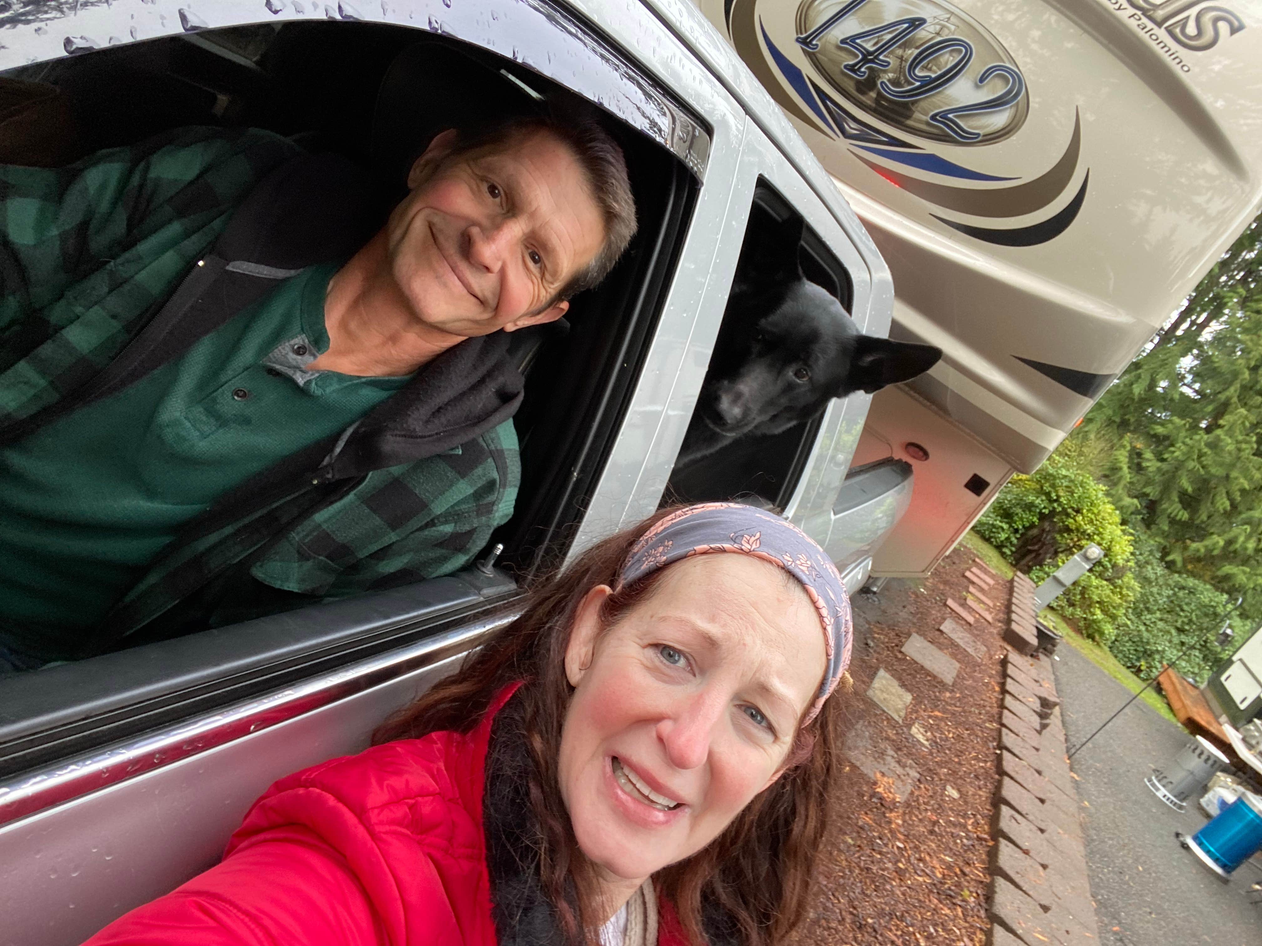 Missy C.'s photo of camping with pets at San Francisco North-Petaluma KOA near Golden Gate National Recreation Area