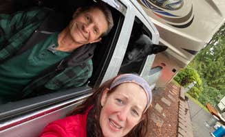Missy C.'s photo of camping with pets at San Francisco North-Petaluma KOA near Angwin, CA
