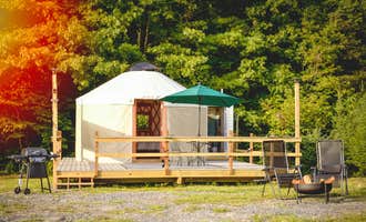 Camping near Watauga Dam Campground — Tennessee Valley Authority (TVA): Roan Mountain Glamping, Roan Mountain, Tennessee