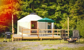 Camping near Dark Ridge HideOut: Roan Mountain Glamping, Roan Mountain, Tennessee