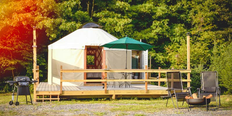 Camper submitted image from Roan Mountain Glamping