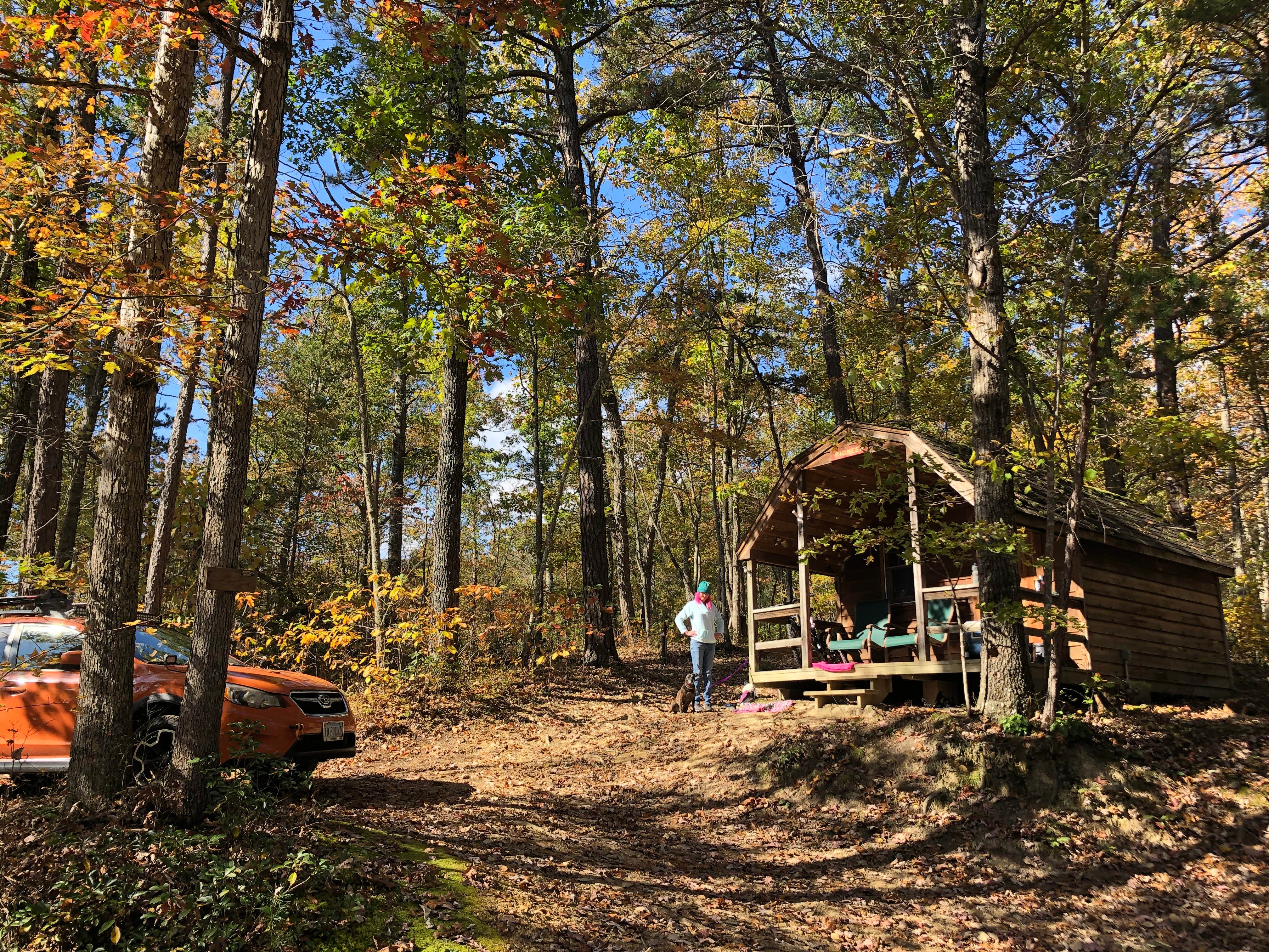 Chris S.'s photo of a cabin at Stokesville Campground near George Washington & Jefferson National Forests
