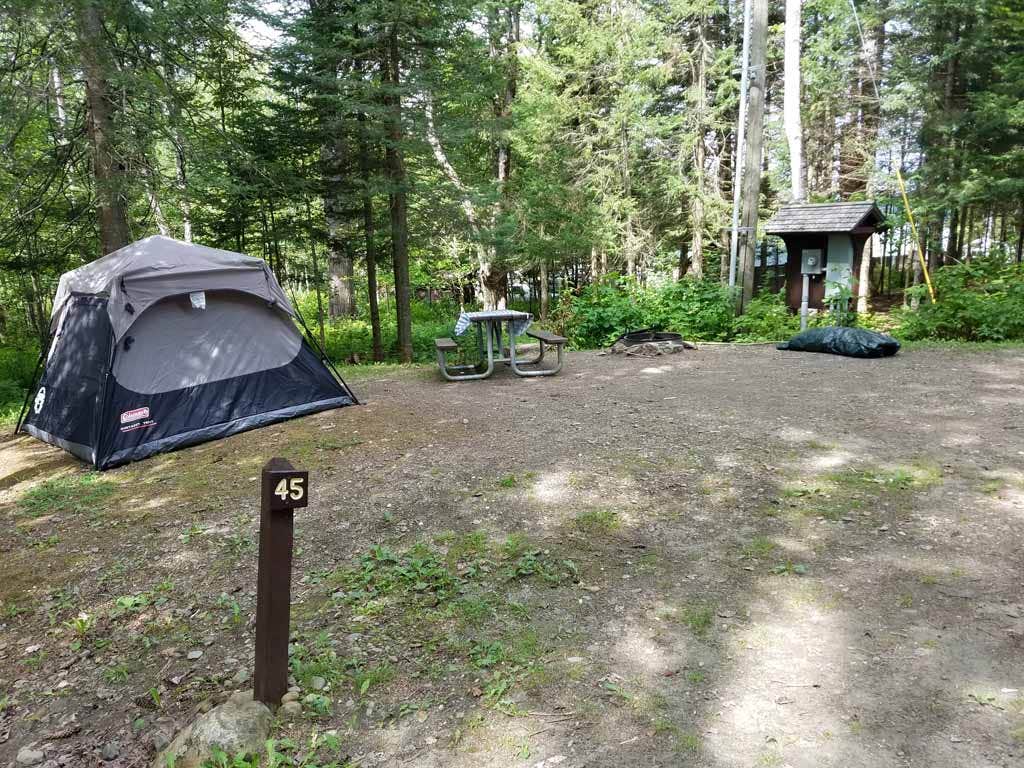 Jean C.'s photo of a cabin at Base Camp — Umbagog Lake State Park near Kingfield, ME