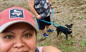 Jessica F.'s photo of camping with pets at North Area — Colorado Bend State Park Campground near Lampasas, TX