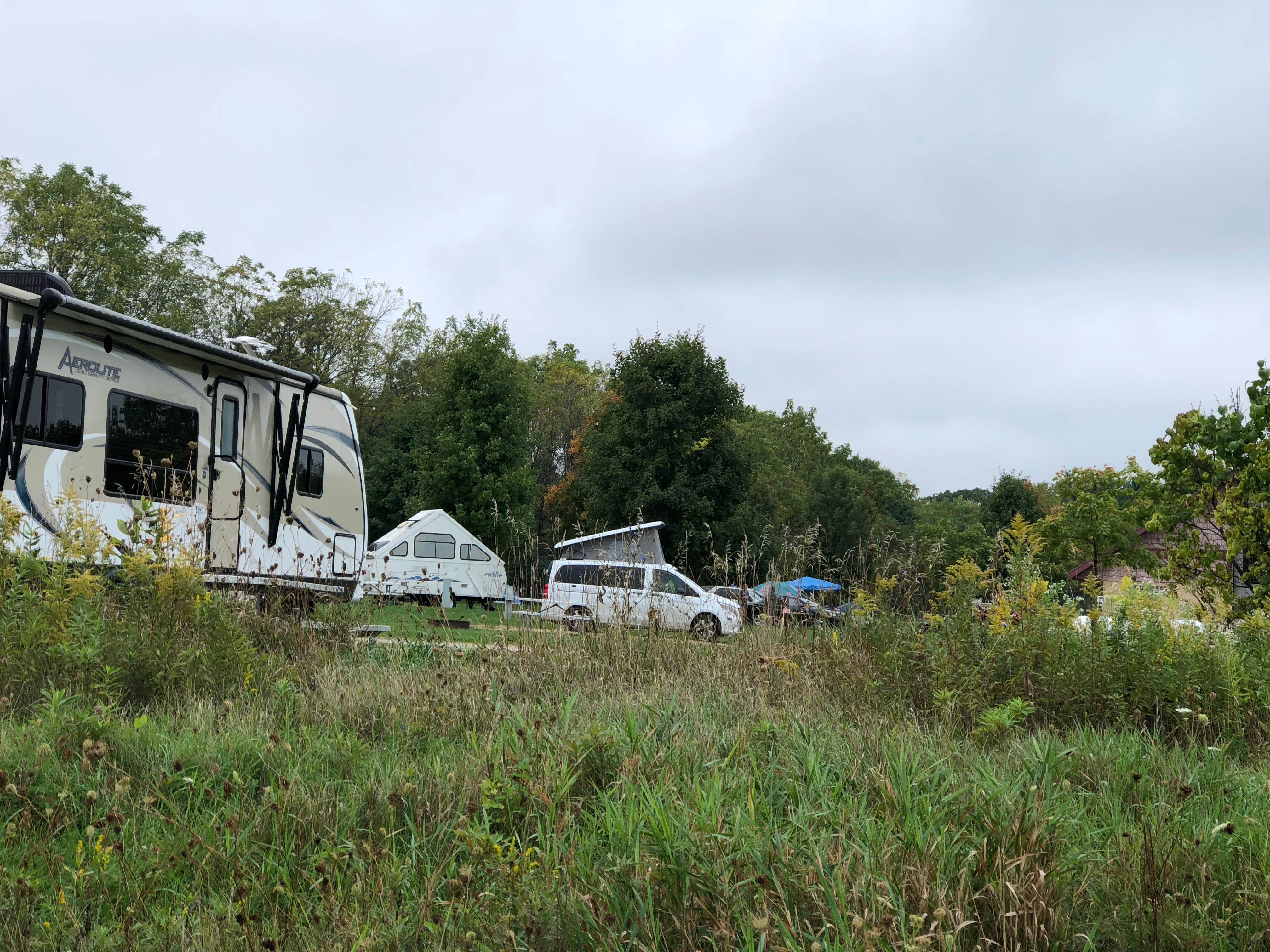 Lee D.'s photo of rv camping at William G. Lunney Lake Farm Campground (Dane County Park) near Oregon, WI