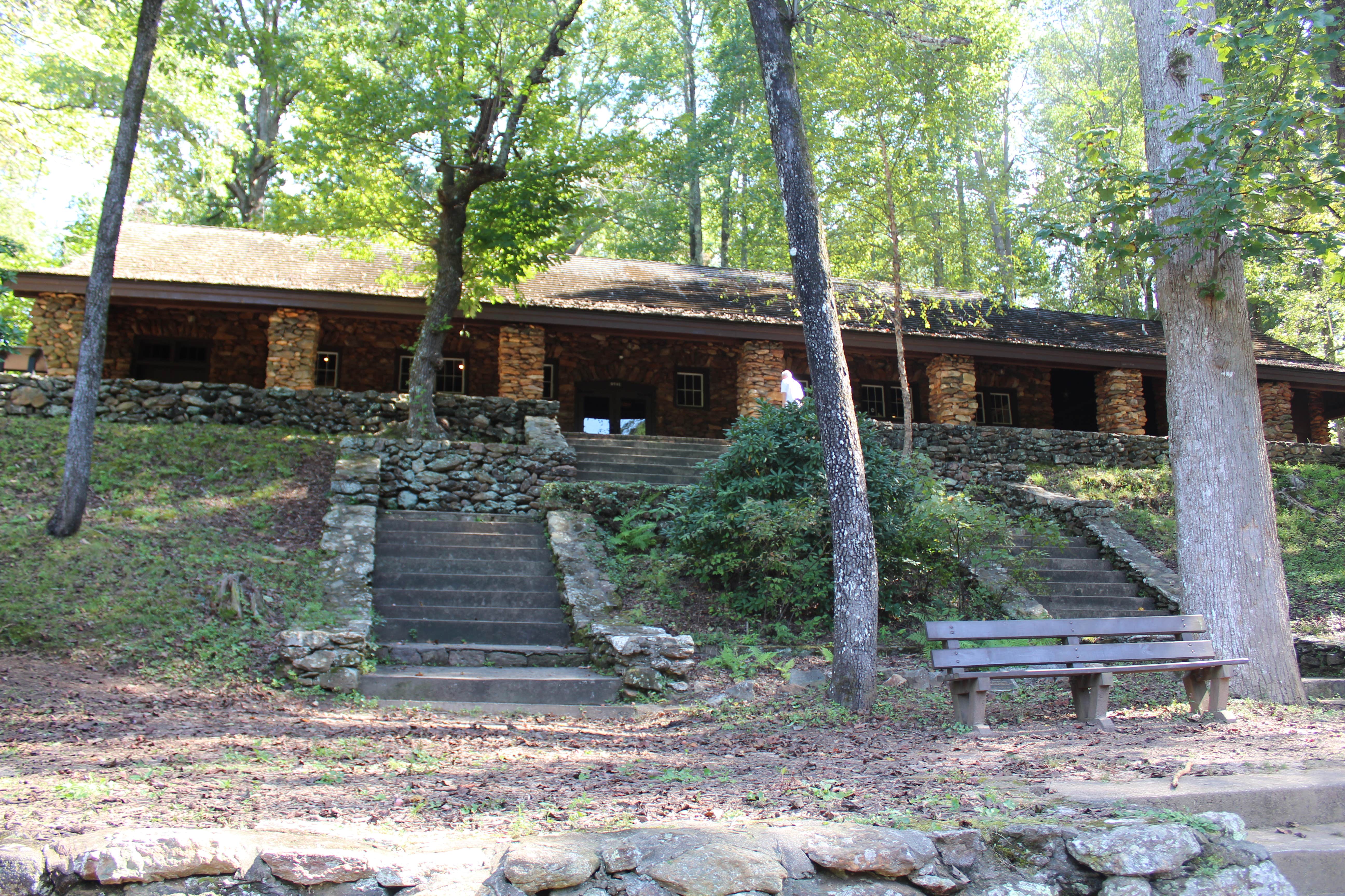 Bounding Around's photo of a cabin at Paris Mountain State Park Campground near Tryon, NC