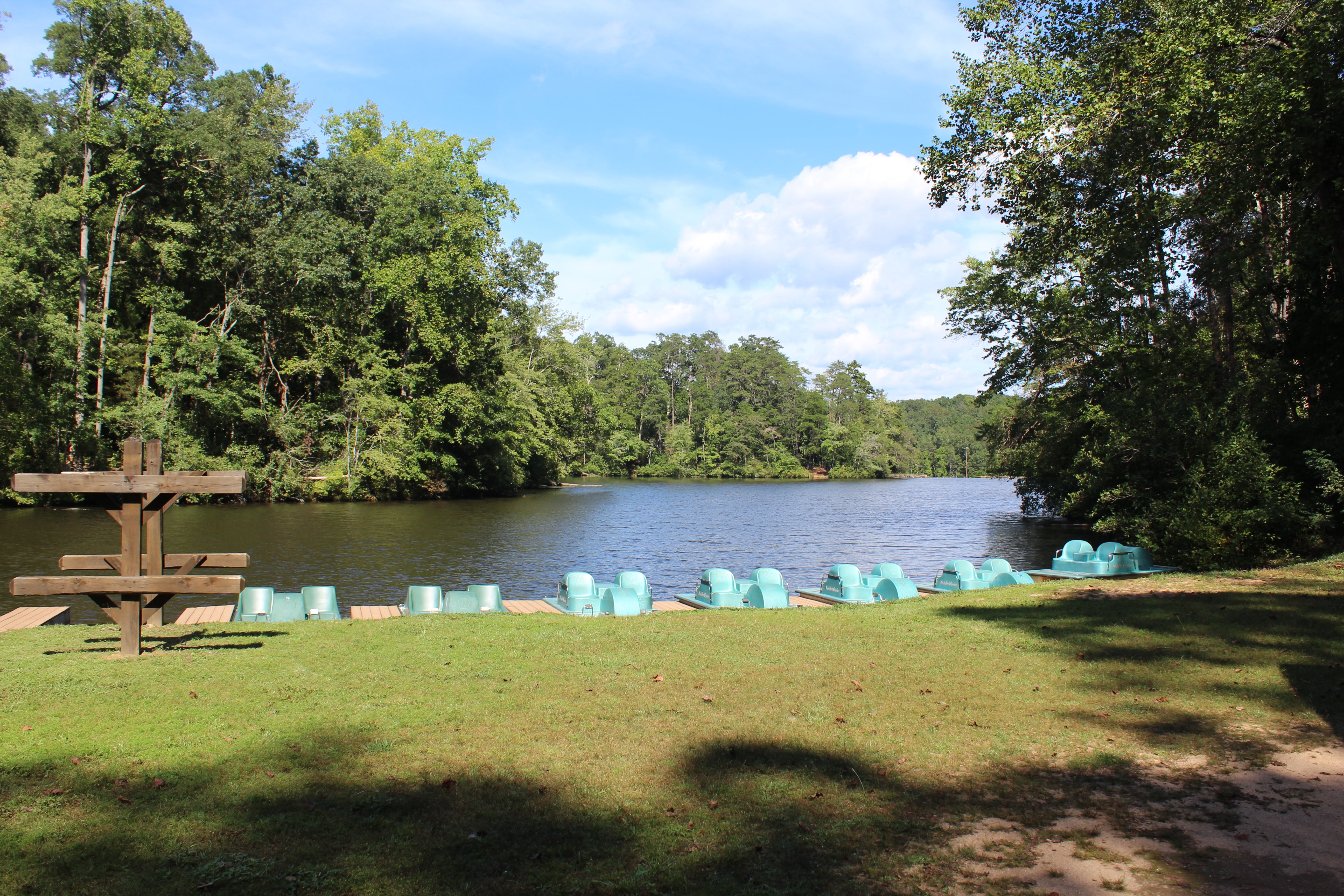 Paddle boats available for rent