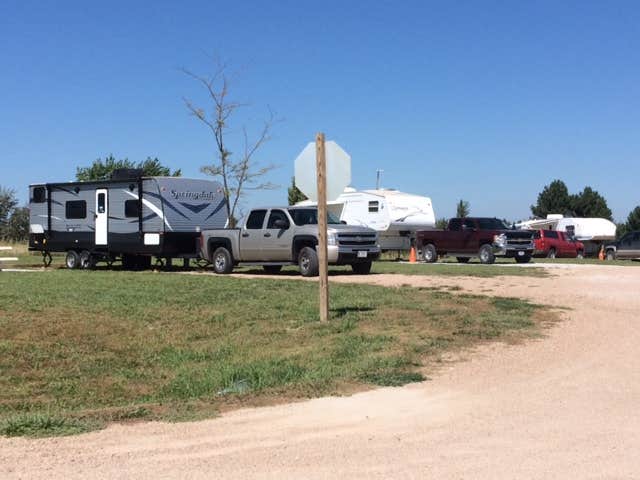 Shannon G.'s photo of rv camping at Davis Creek Dam Campground near St. Paul, NE
