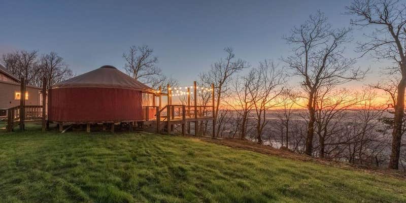 Camper submitted image from Skyland Ridge Yurt Vacation Rental