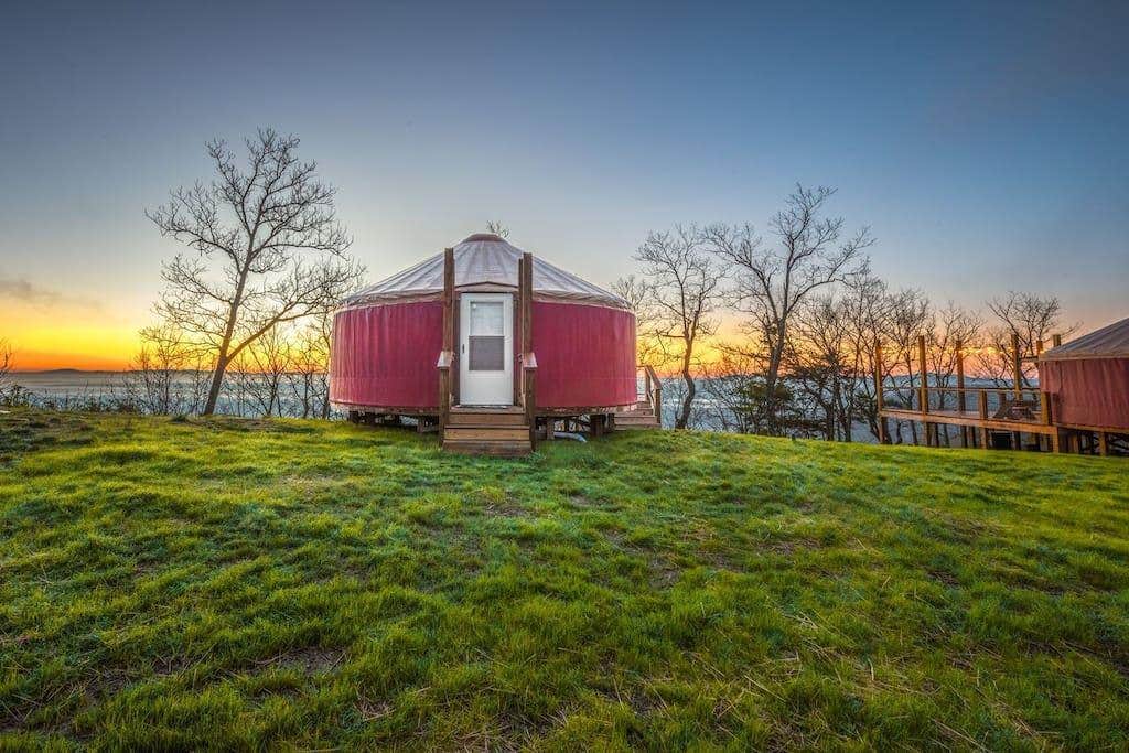 Camper submitted image from Skyland Ridge Yurt Vacation Rental - 2