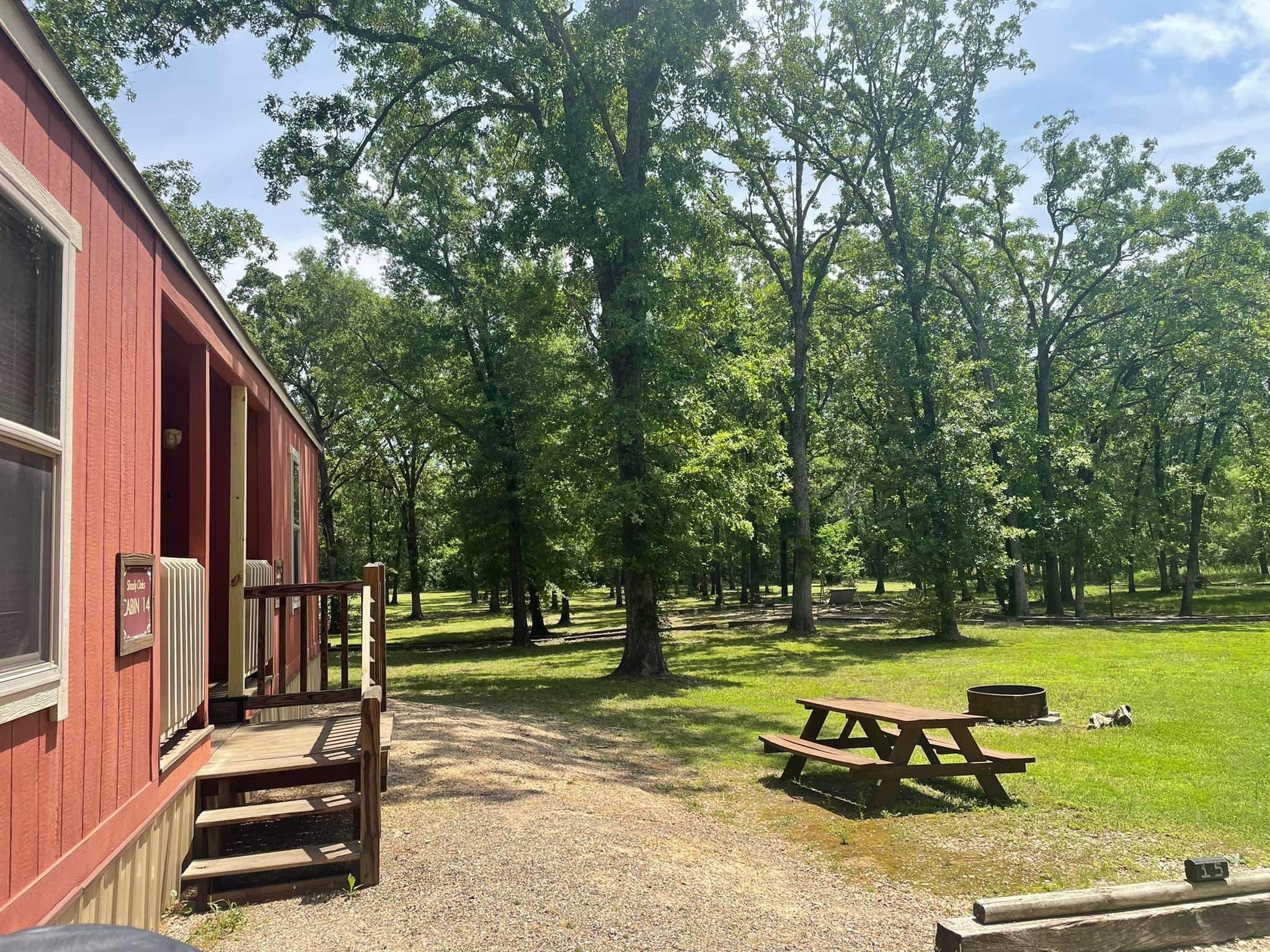 Rodney T.'s photo of a cabin at Shady Oaks RV Resort near Atoka, OK
