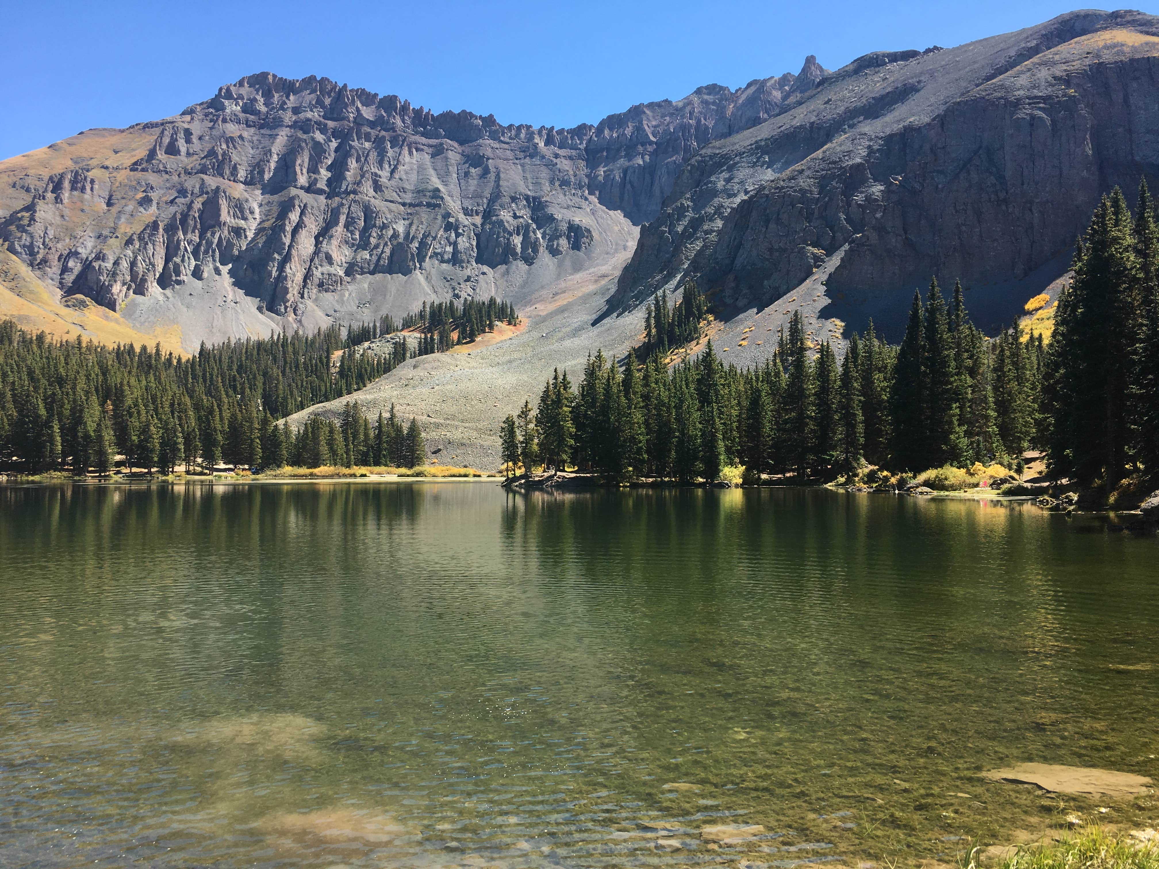 Maggie S.'s photo of a dispersed camping area at Alta Lakes Campground (Dispersed) in Colorado