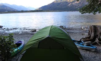 Jess G.'s photo of tent camping at Glacier View Campground near Ardenvoir, WA