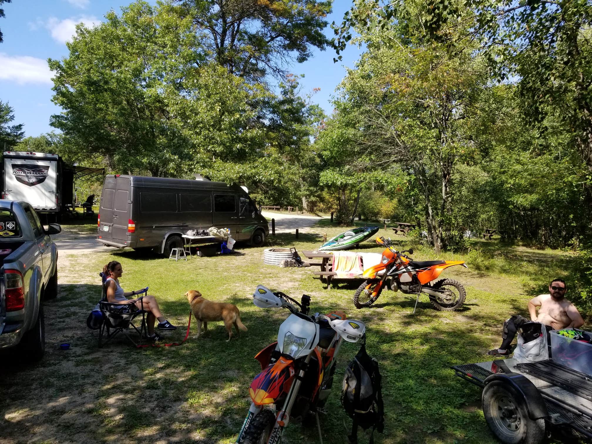 Camper-submitted photo at Muskrat Lake State Forest Campground near Mio, MI