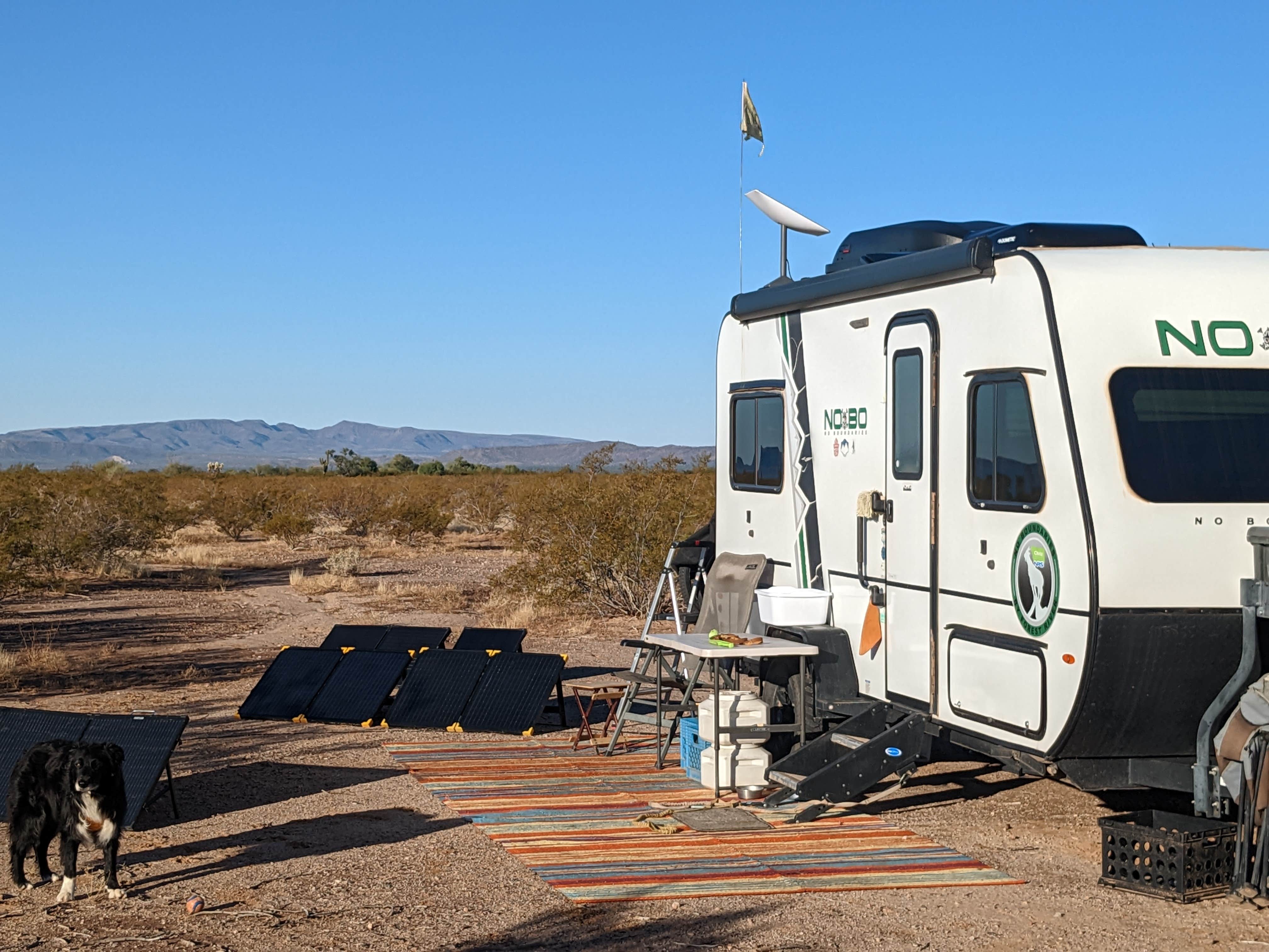 Greg L.'s photo of rv camping at Gunsight Wash BLM Dispersed camping area near Ajo, AZ