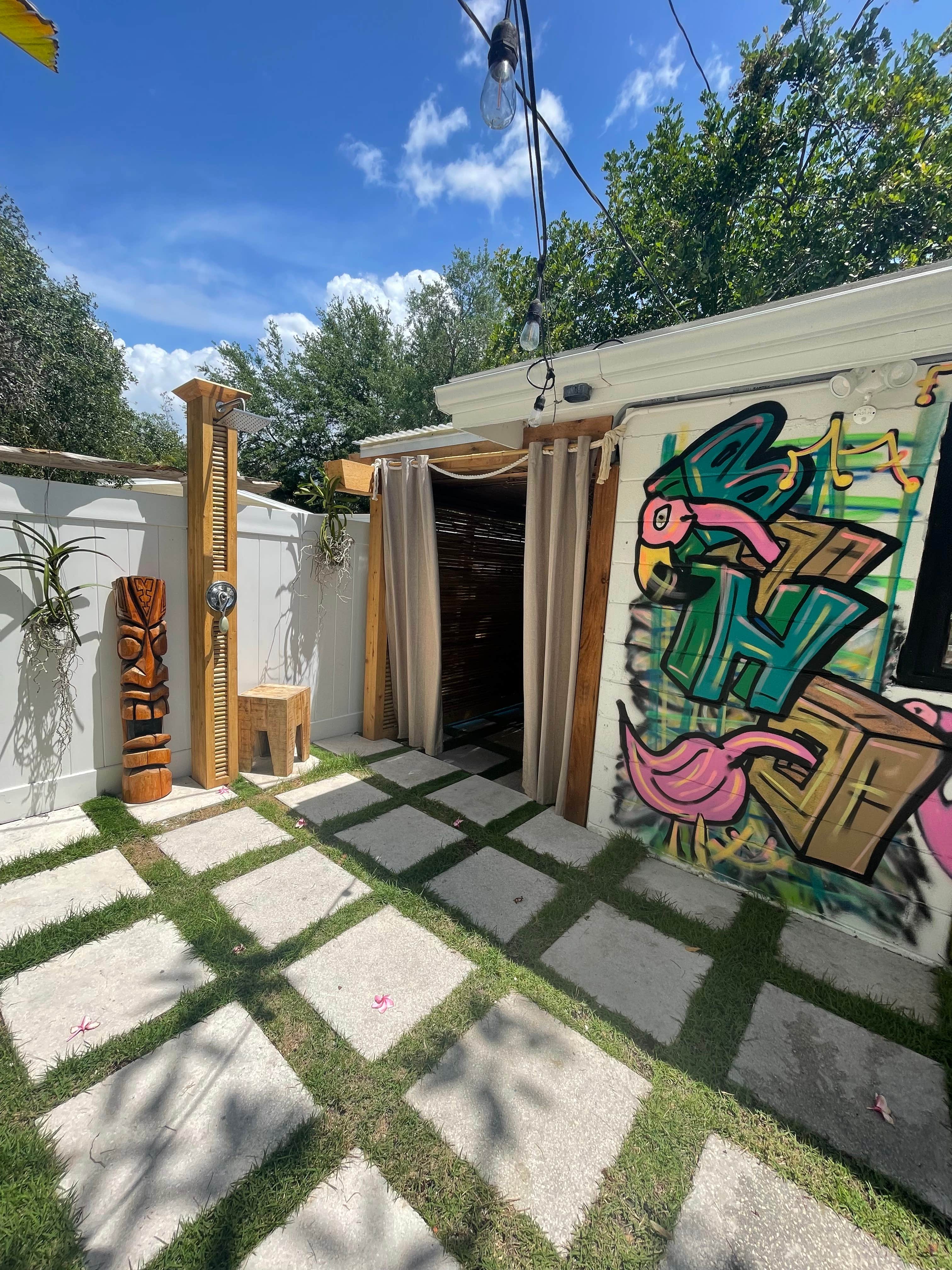 Camper submitted image from Boho Flamingo Heart of Downtown - Permanently Closed - 2