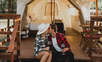 Ken B.'s photo of glamping accommodations at Wildhaven Sonoma near Ukiah, CA