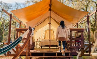 Ken B.'s photo of glamping accommodations at Wildhaven Sonoma near Point Reyes National Seashore