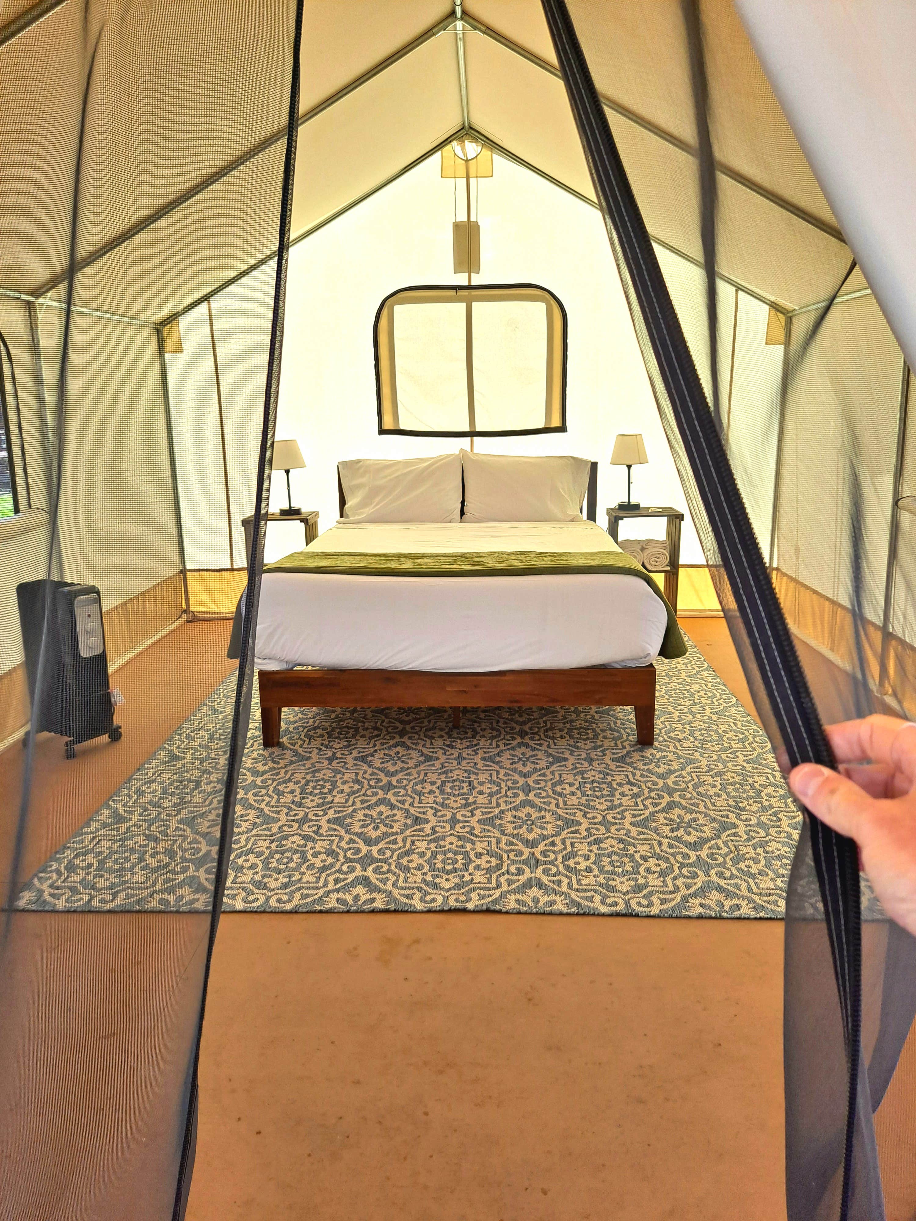 Ken B.'s photo of glamping accommodations at Wildhaven Sonoma near Winters, CA