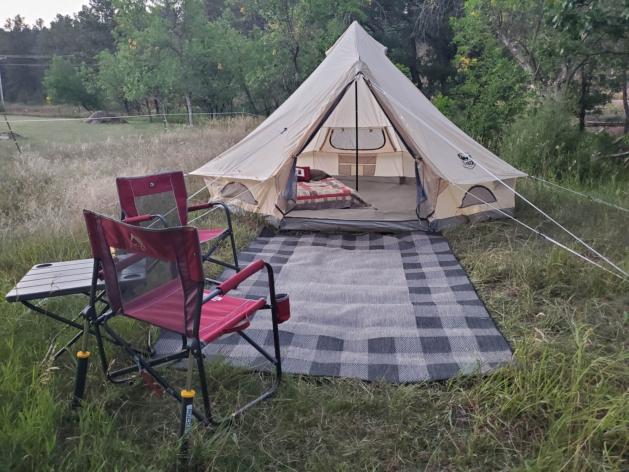 The Dyrt's photo of tent camping at Bear Den Cabins and Camp near Blackhawk, SD