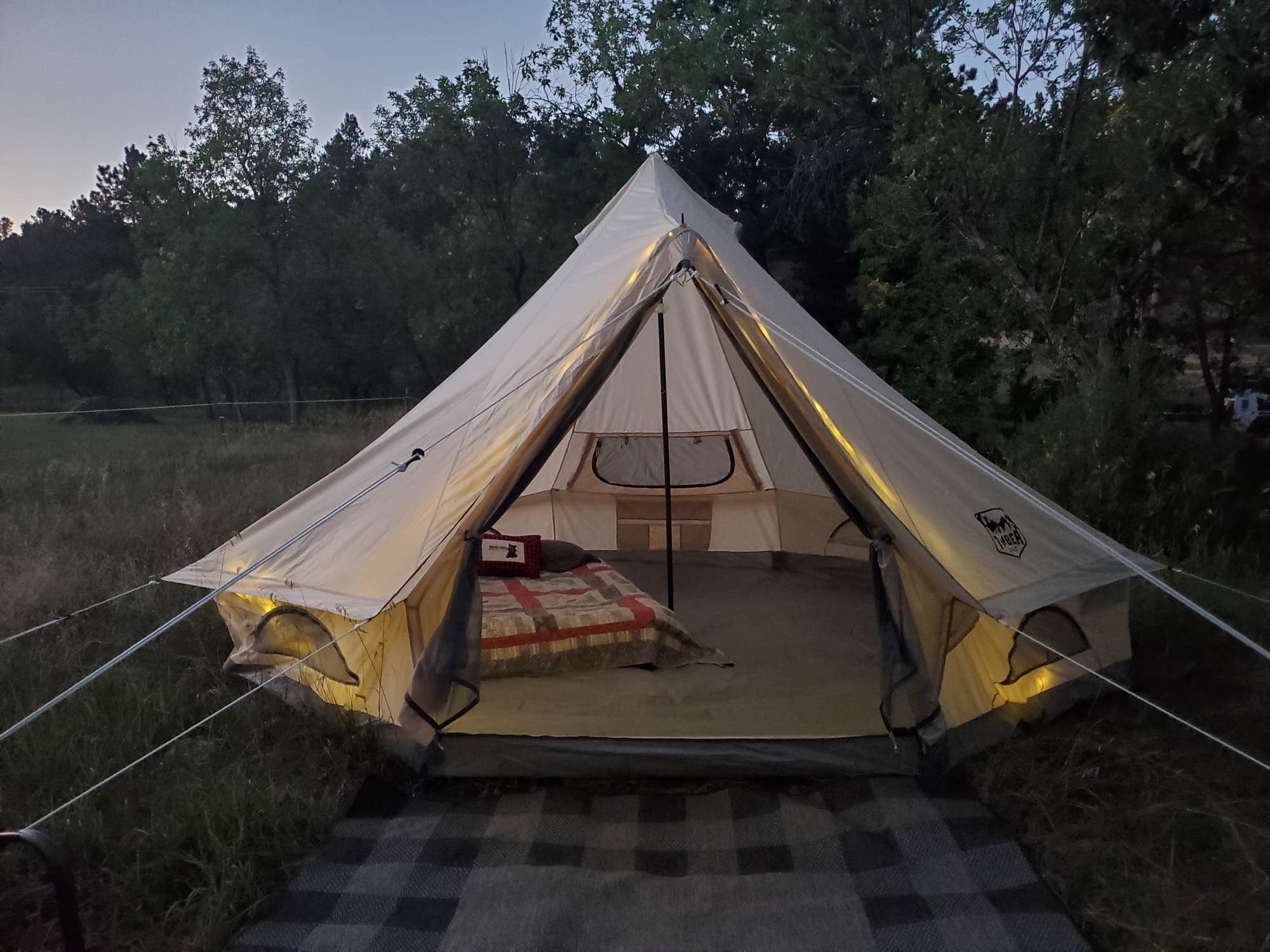 The Dyrt's photo of tent camping at Bear Den Cabins and Camp near Hot Springs, SD