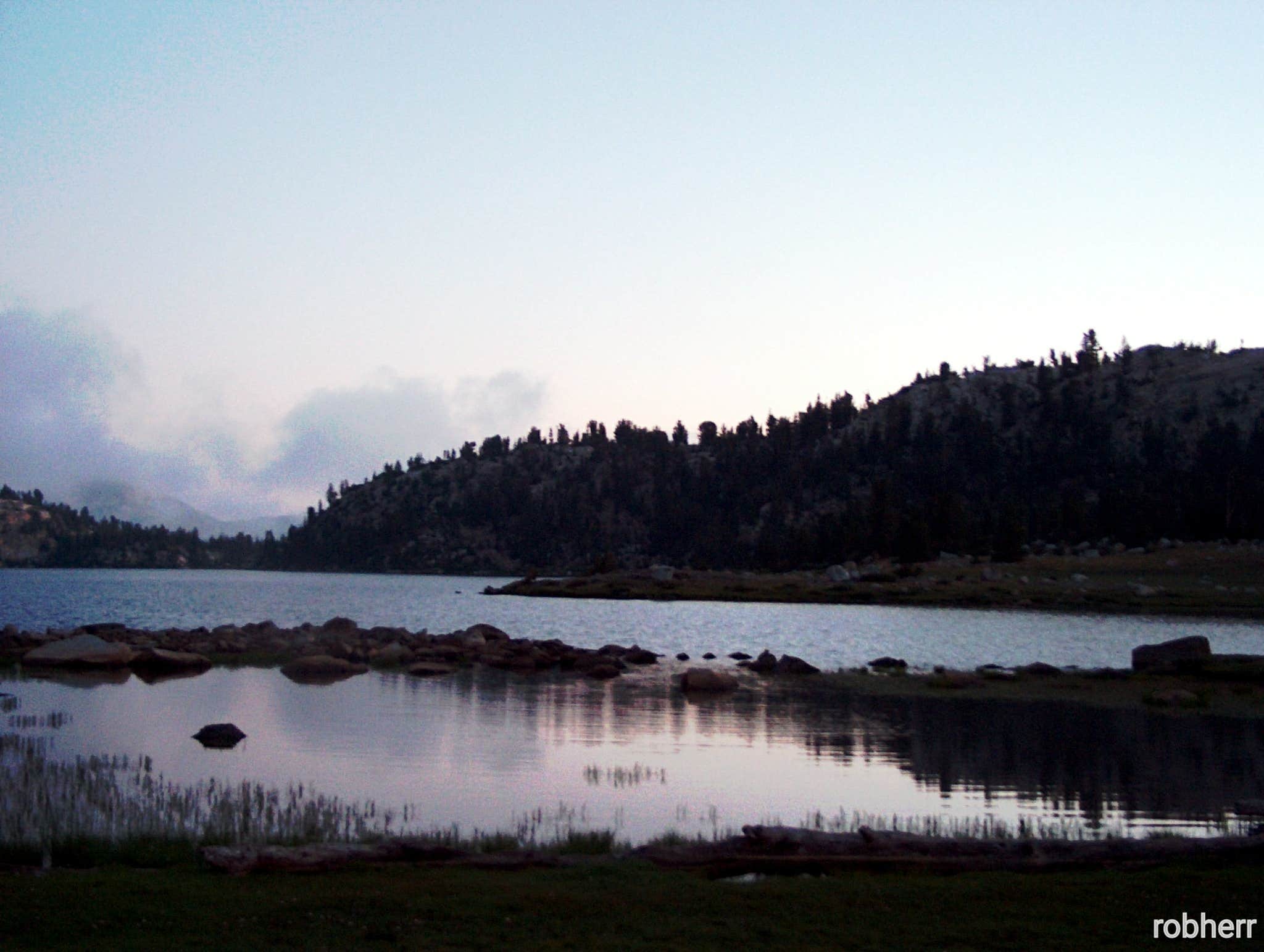 Camping near Thousand Island Lake Backcountry: Lake Virginia Dispersed, Mammoth Lakes, California