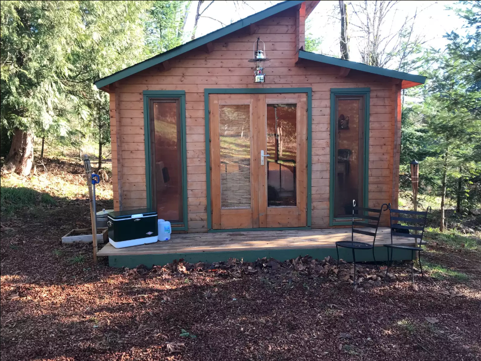 Ashley F.'s photo of a cabin at Sweet Relief near Woodland, WA