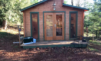 Ashley F.'s photo of a cabin at Sweet Relief near Lake Oswego, OR