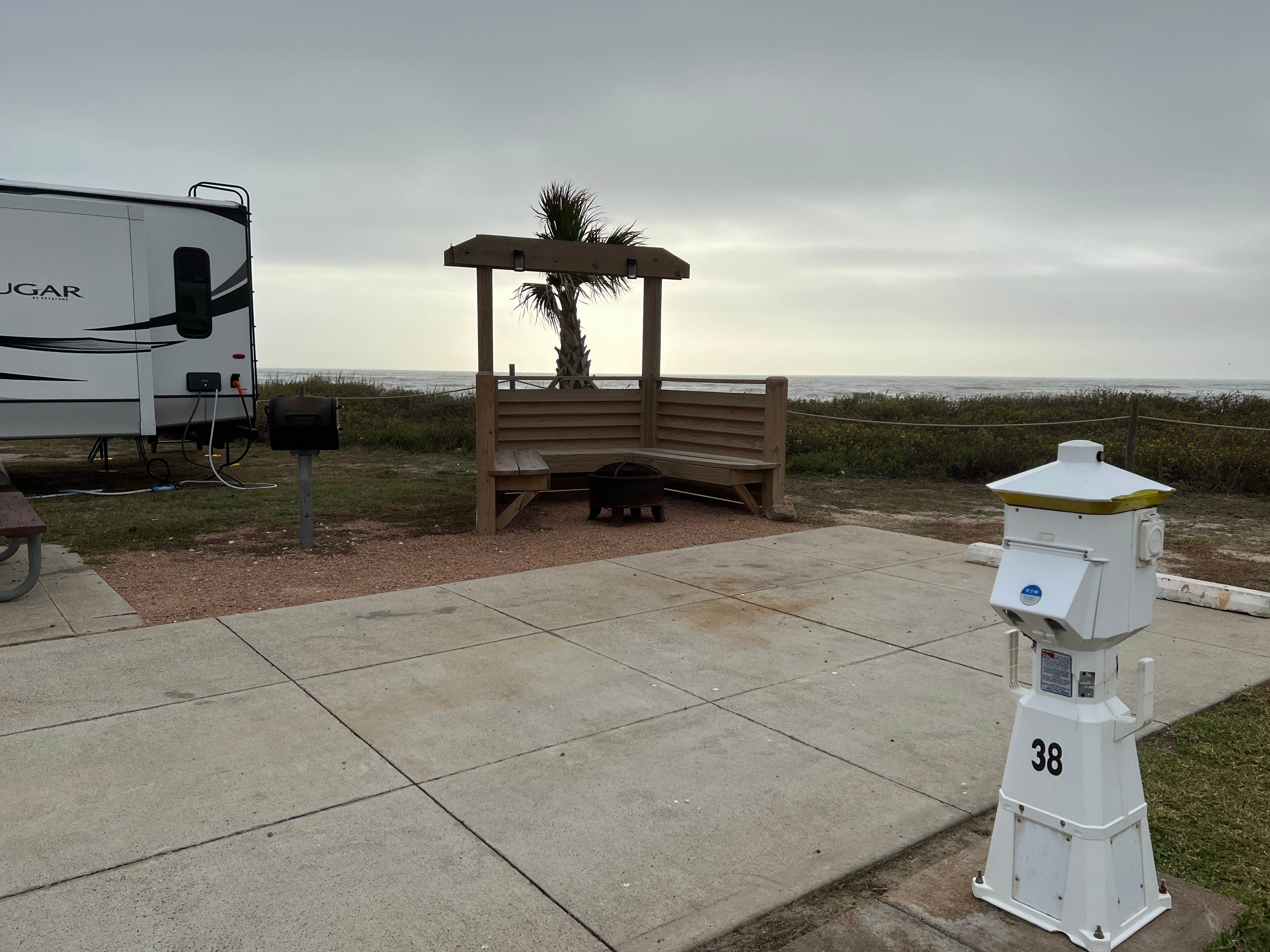 Napunani's photo of rv camping at Dellanera RV Park near Port Bolivar, TX