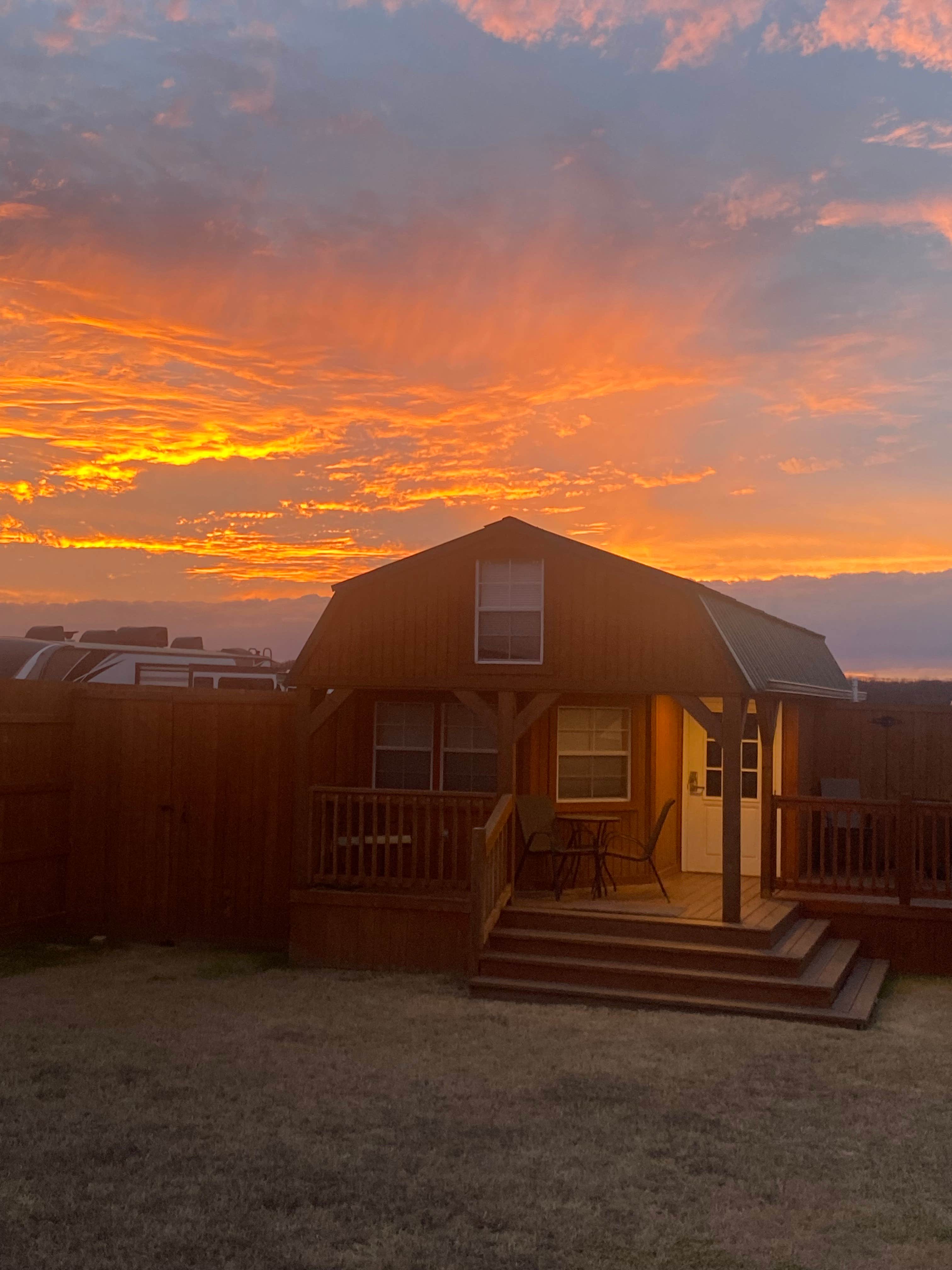 Do D.'s photo of a cabin at Do Drop Inn RV Resort near Marietta, OK
