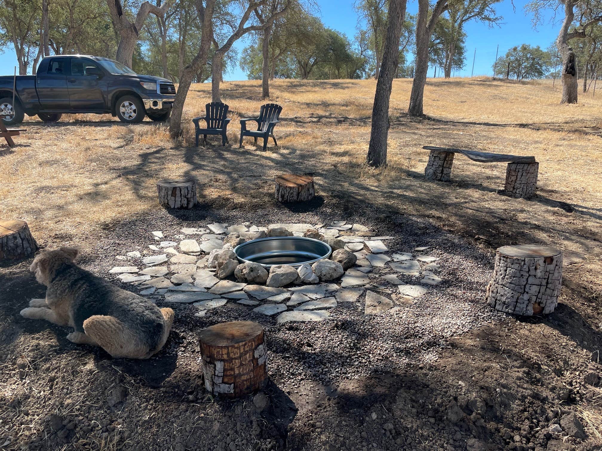 Jeffery H.'s photo of camping with pets at Road's End, Bradley Lockwood near Bradley, CA