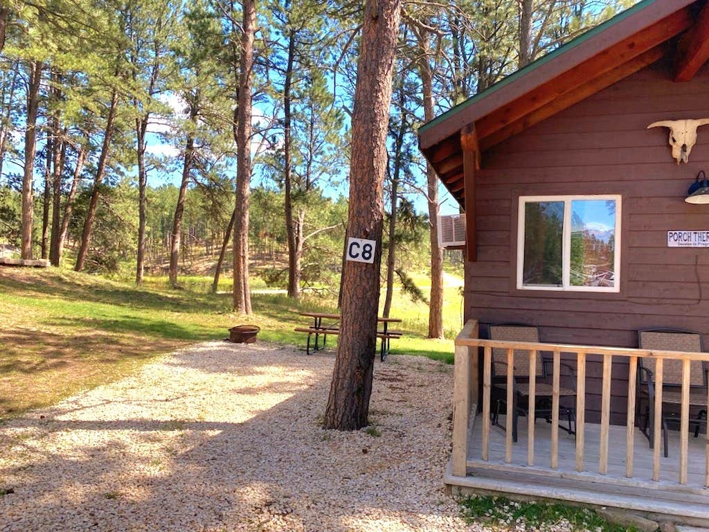The Dyrt's photo of a cabin at Beaver Lake Campground near Pringle, SD