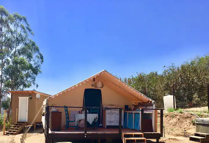 Camping near Via Del Gavilan Camp: Morning Song Farm Glamping, Fallbrook, California