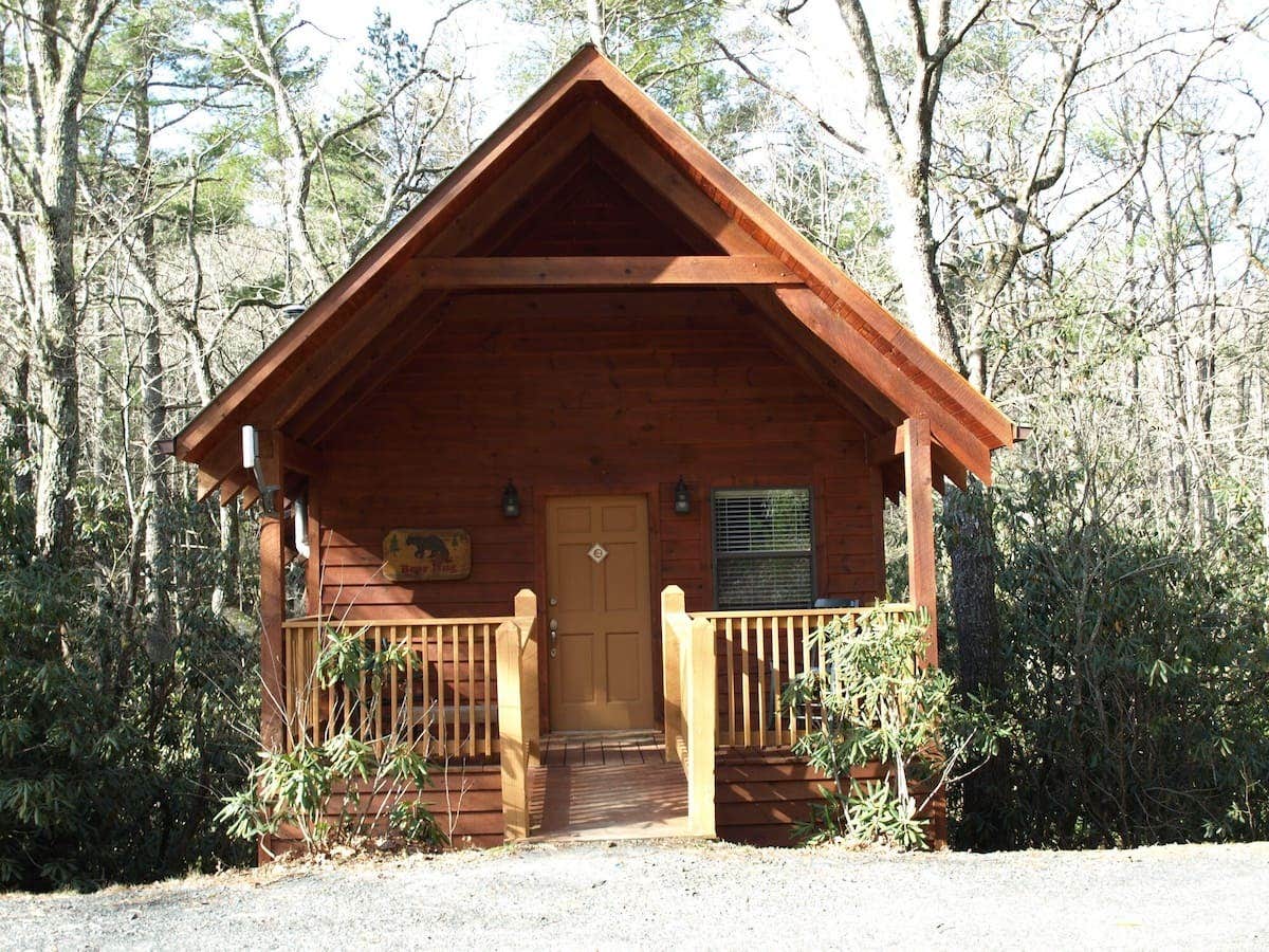 The Dyrt's photo of a cabin at Spacious Skies Bear Den near Micaville, NC