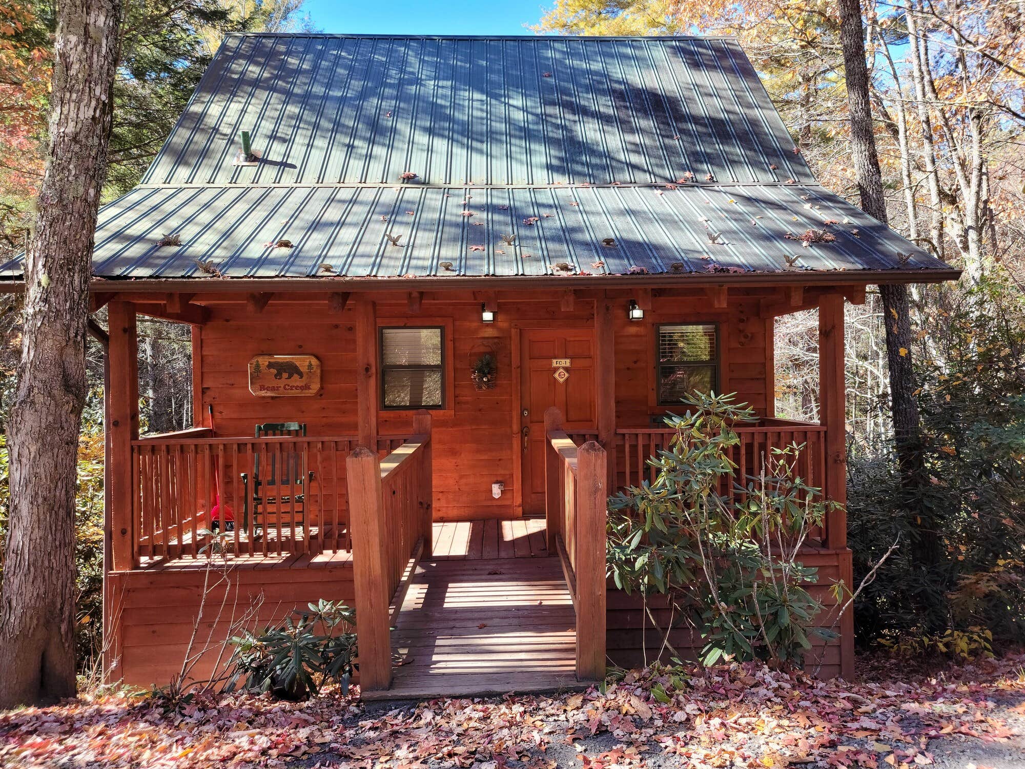 The Dyrt's photo of a cabin at Spacious Skies Bear Den near Todd, NC