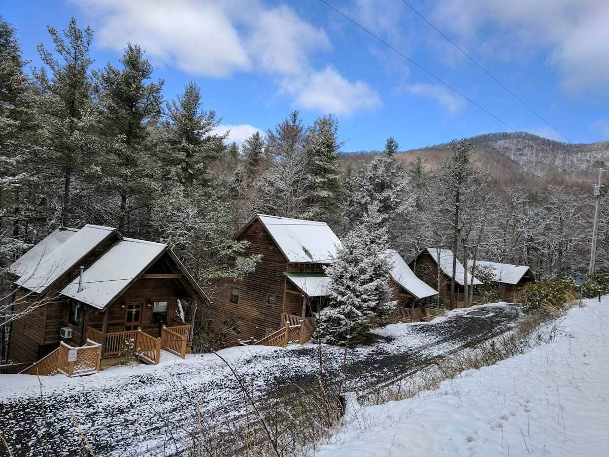 The Dyrt's photo of a cabin at Spacious Skies Bear Den near Beech Mountain, NC
