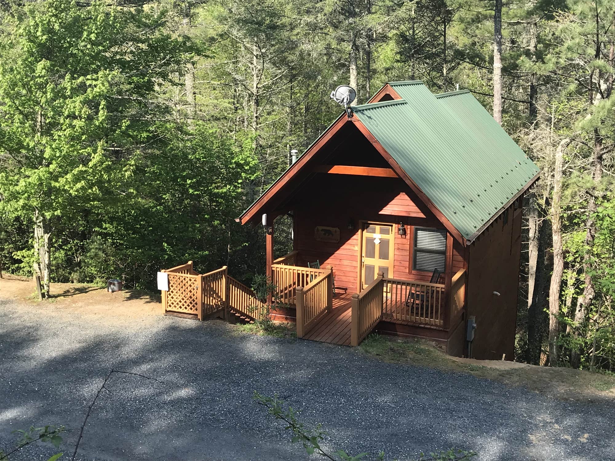 The Dyrt's photo of a cabin at Spacious Skies Bear Den near Chuckey, TN