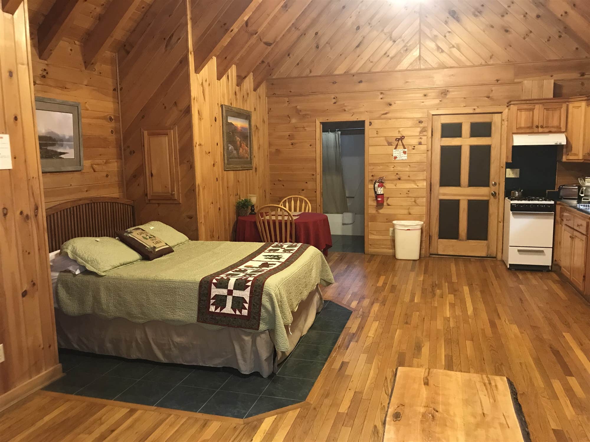 The Dyrt's photo of glamping accommodations at Spacious Skies Bear Den near Linville, NC