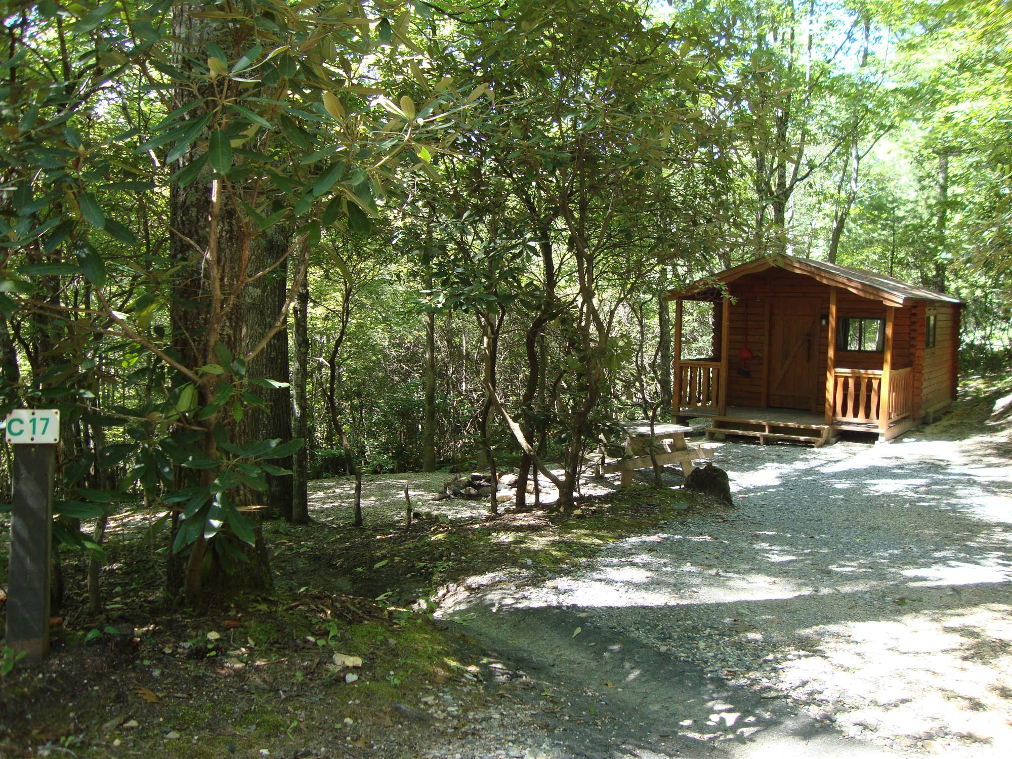 The Dyrt's photo of glamping accommodations at Spacious Skies Bear Den near Lake Lure, NC