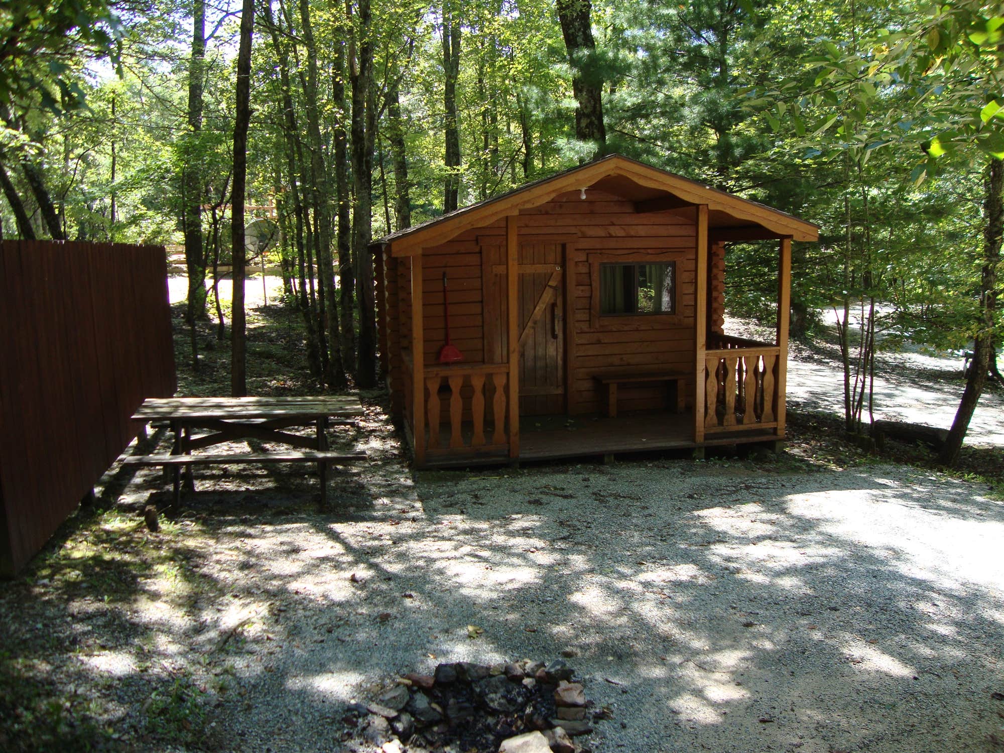 The Dyrt's photo of a cabin at Spacious Skies Bear Den near Linville Falls, NC