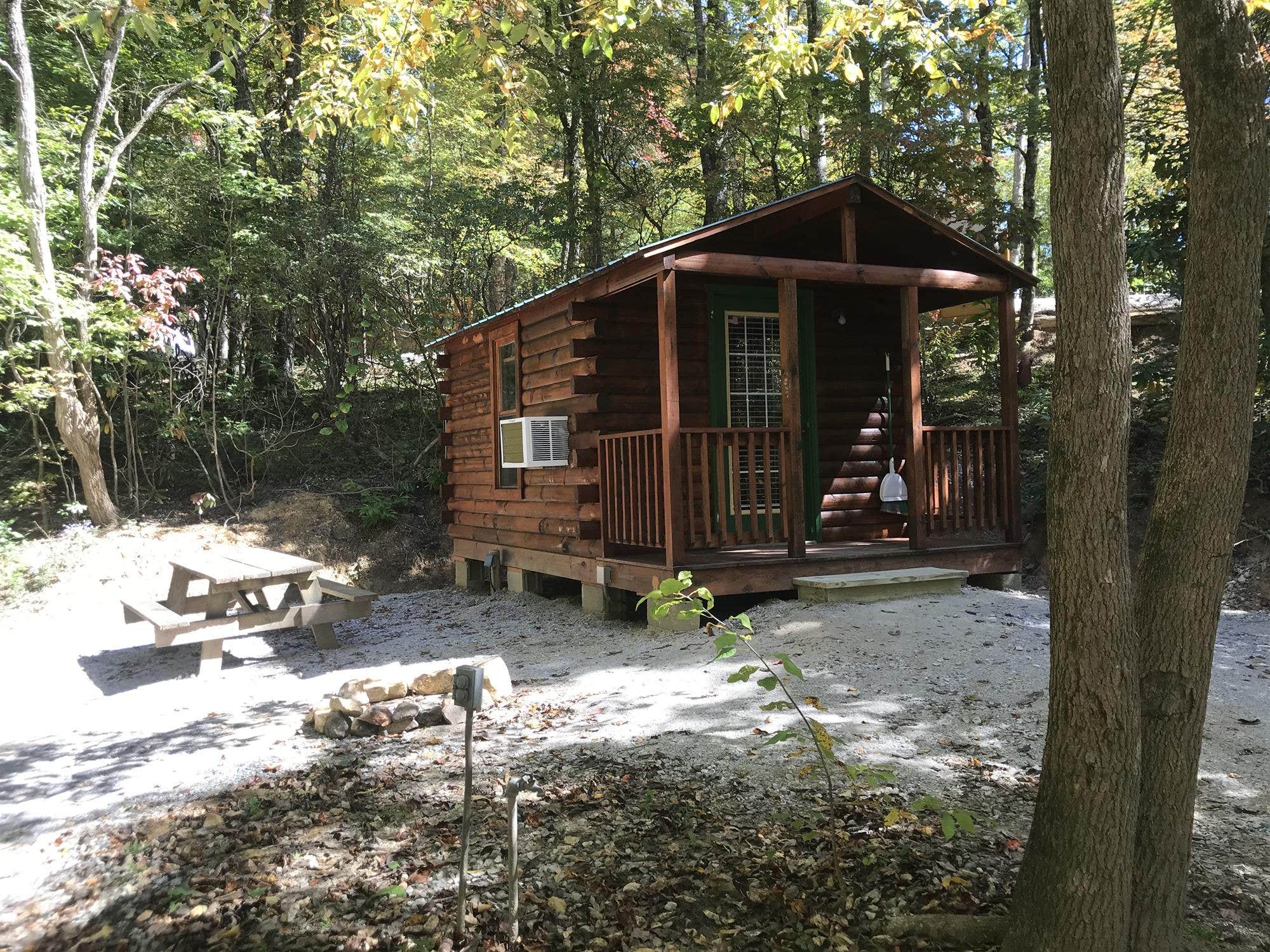 The Dyrt's photo of a cabin at Spacious Skies Bear Den near Vilas, NC