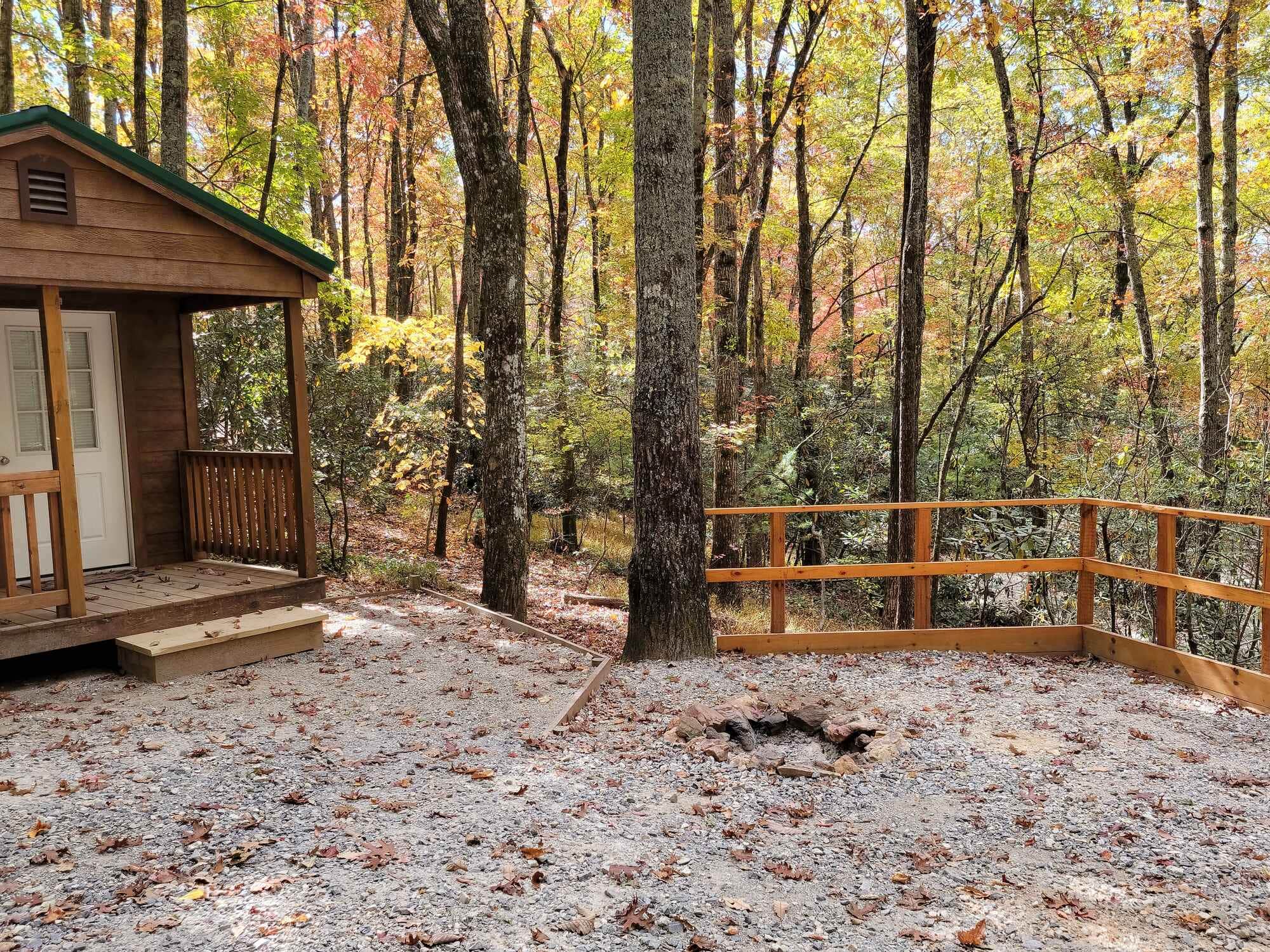 The Dyrt's photo of a cabin at Spacious Skies Bear Den near Blowing Rock, NC