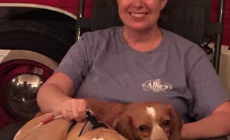 Maethea R.'s photo of camping with pets at Bald Ridge Creek near Sandy Springs, GA