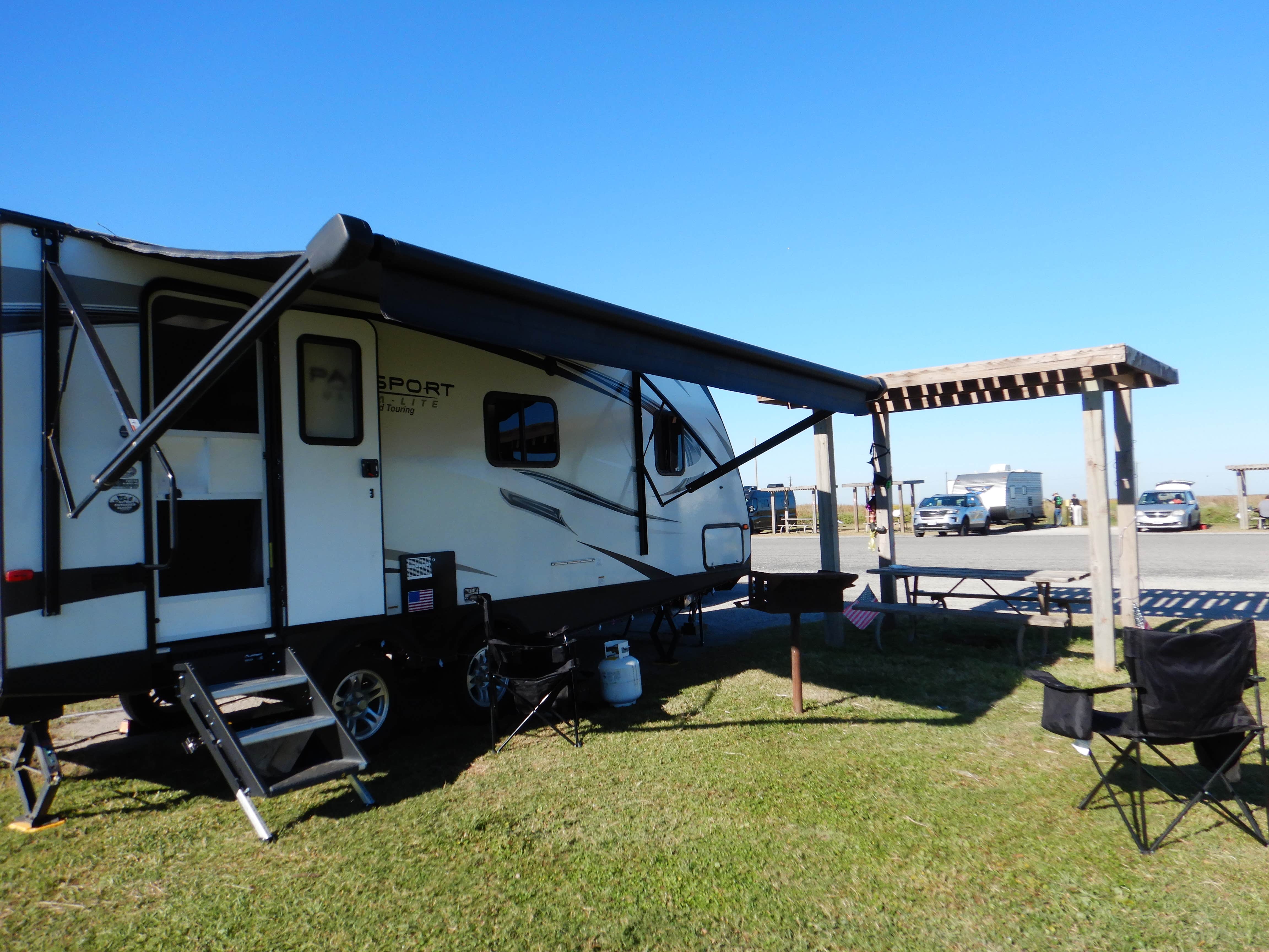 Kimberly  M.'s photo of rv camping at Mustang Island State Park Campground near Sarita, TX