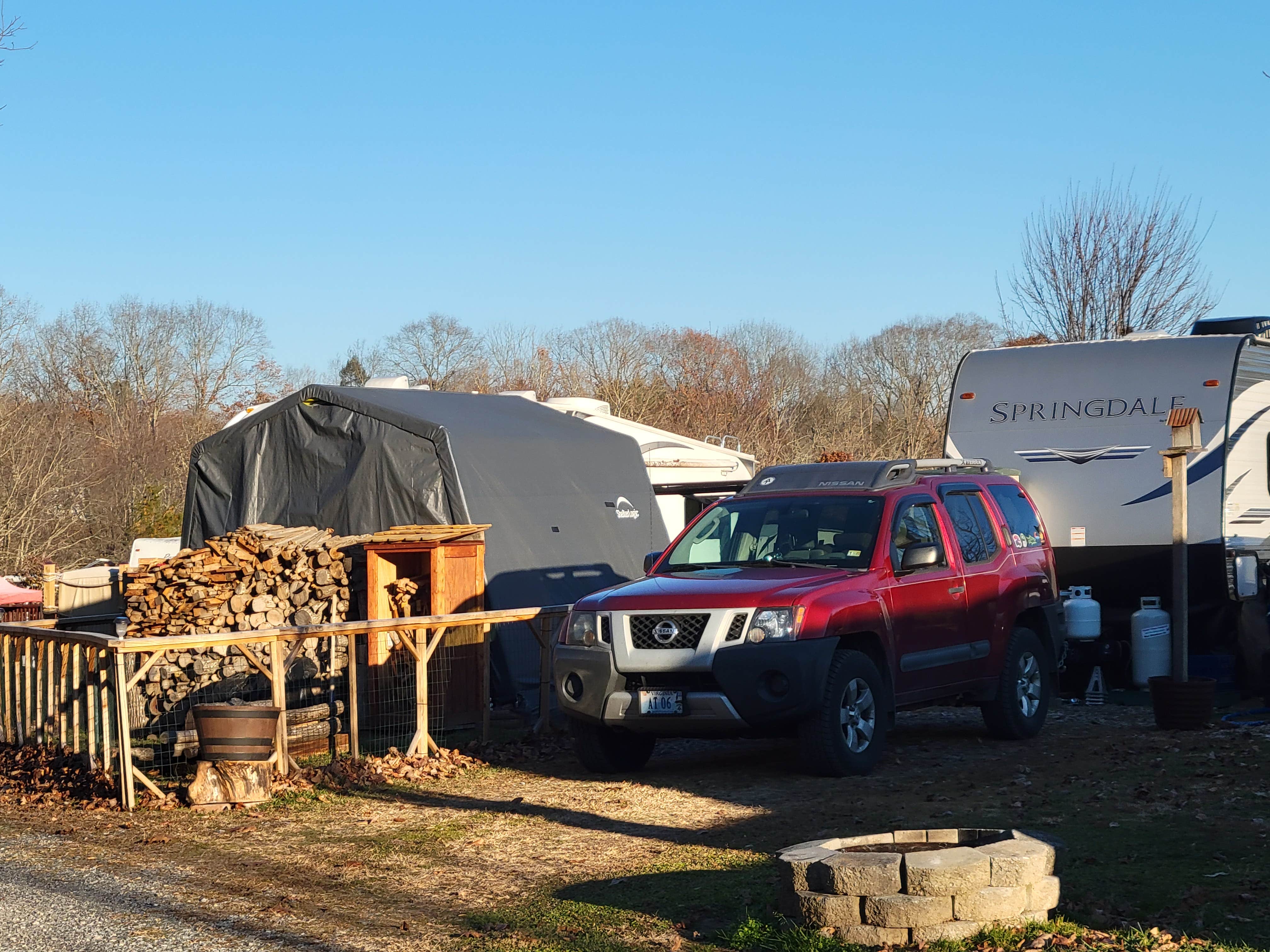 Camper-submitted photo at Pioneer Village near Draper, VA