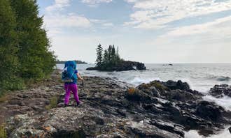 Camping near Esther Lake Campground: North Little Brule River, Superior Hiking Trail, Grand Marais, Minnesota